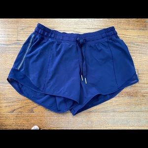 Lululemon blue “6 long” running short.